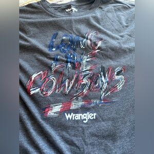 Men’s XL Wrangler Tees (2) Cowboy Theme